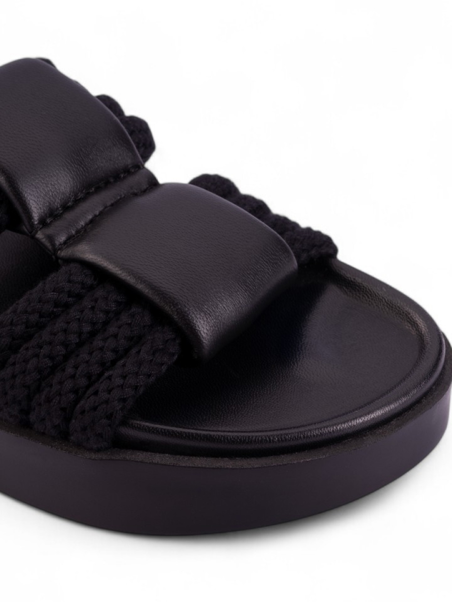 Шлепанцы комбинированные