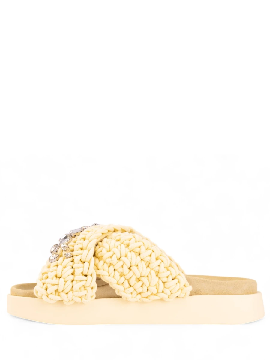 Шлепанцы текстильные