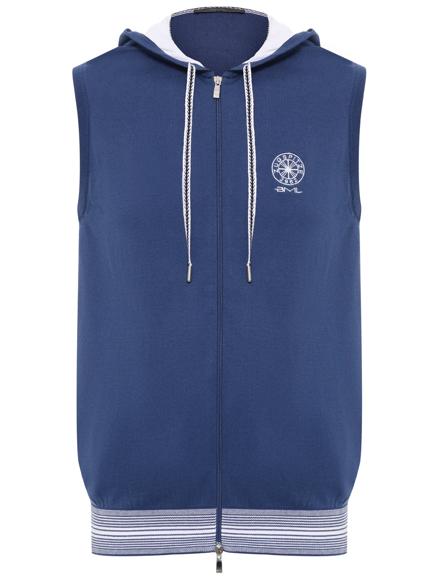 Жилет однотонный