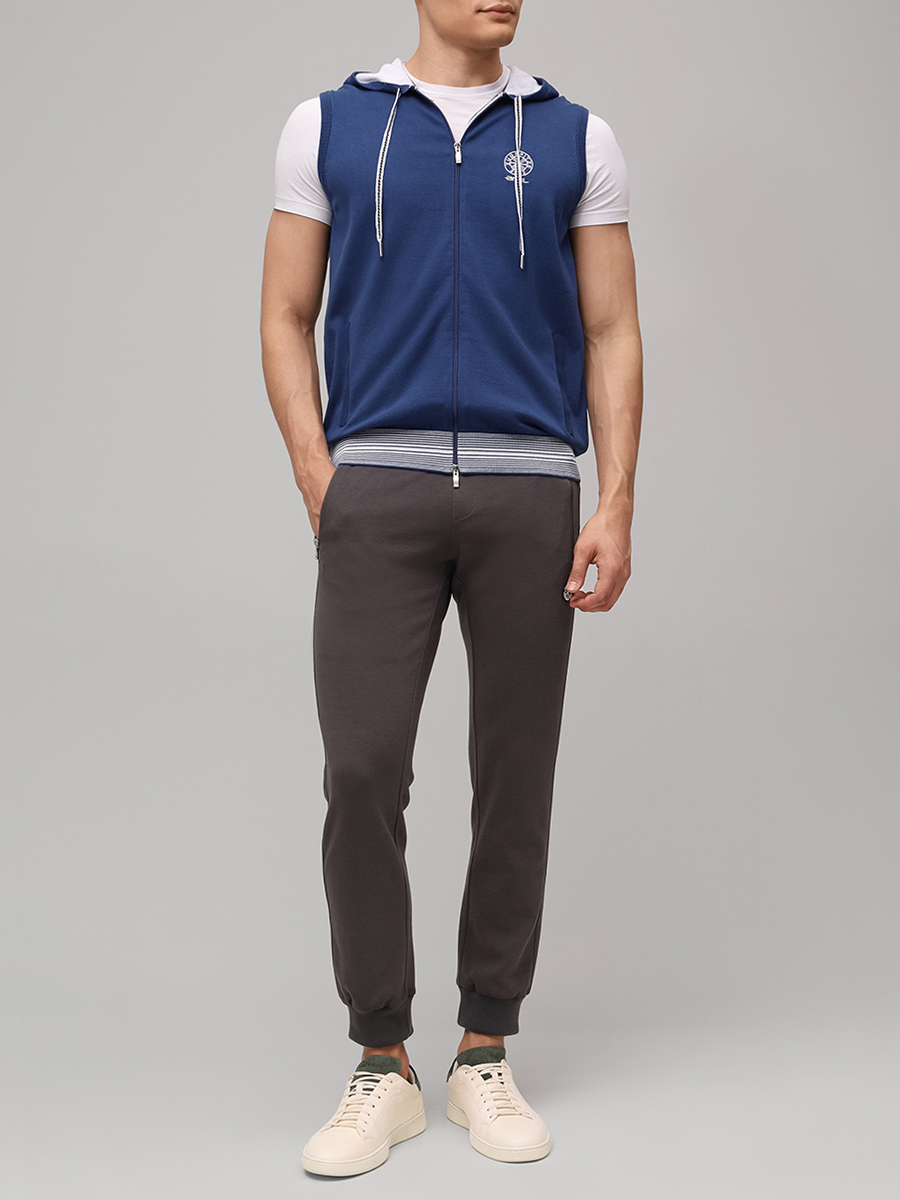 Жилет однотонный