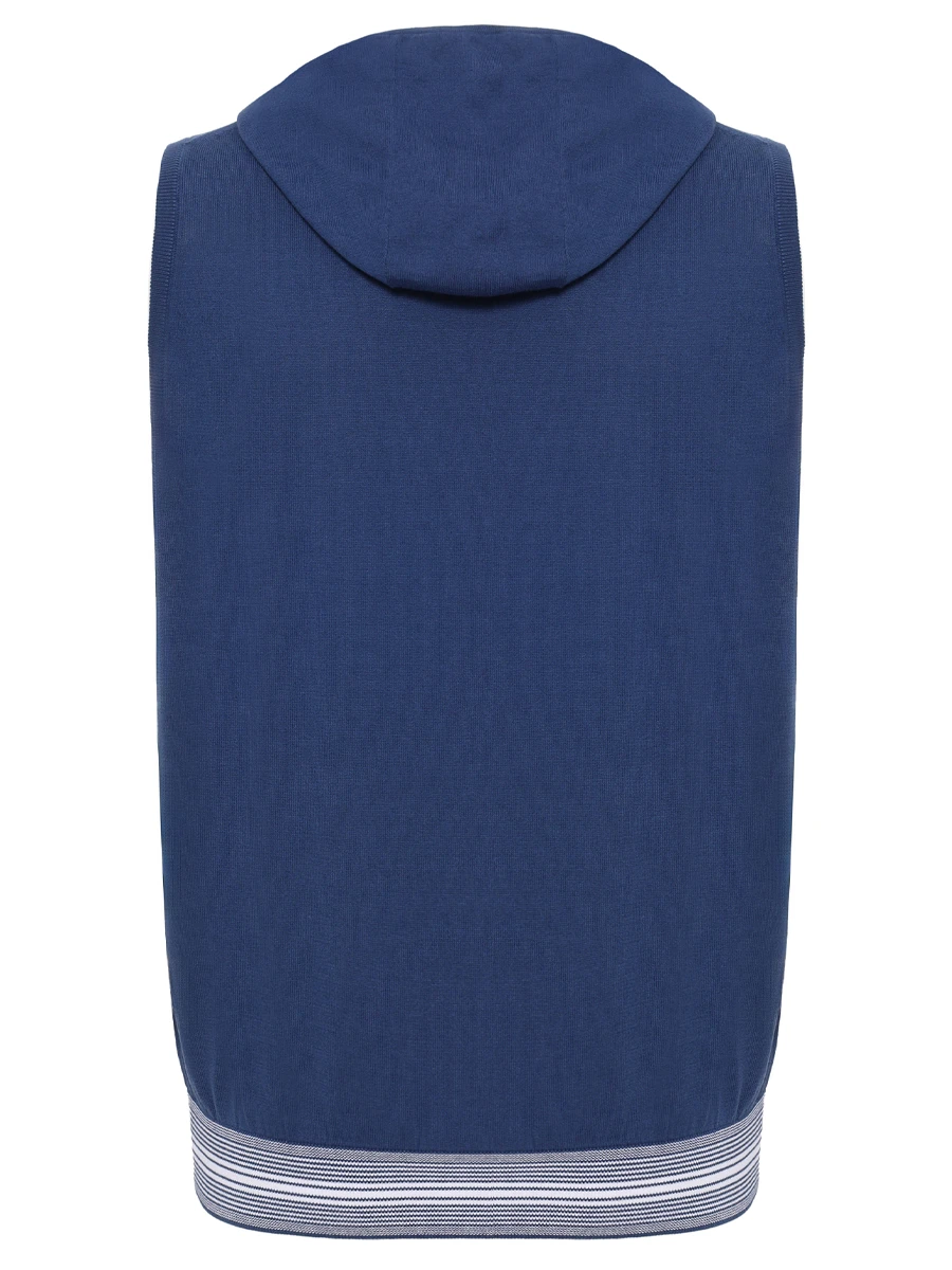 Жилет однотонный