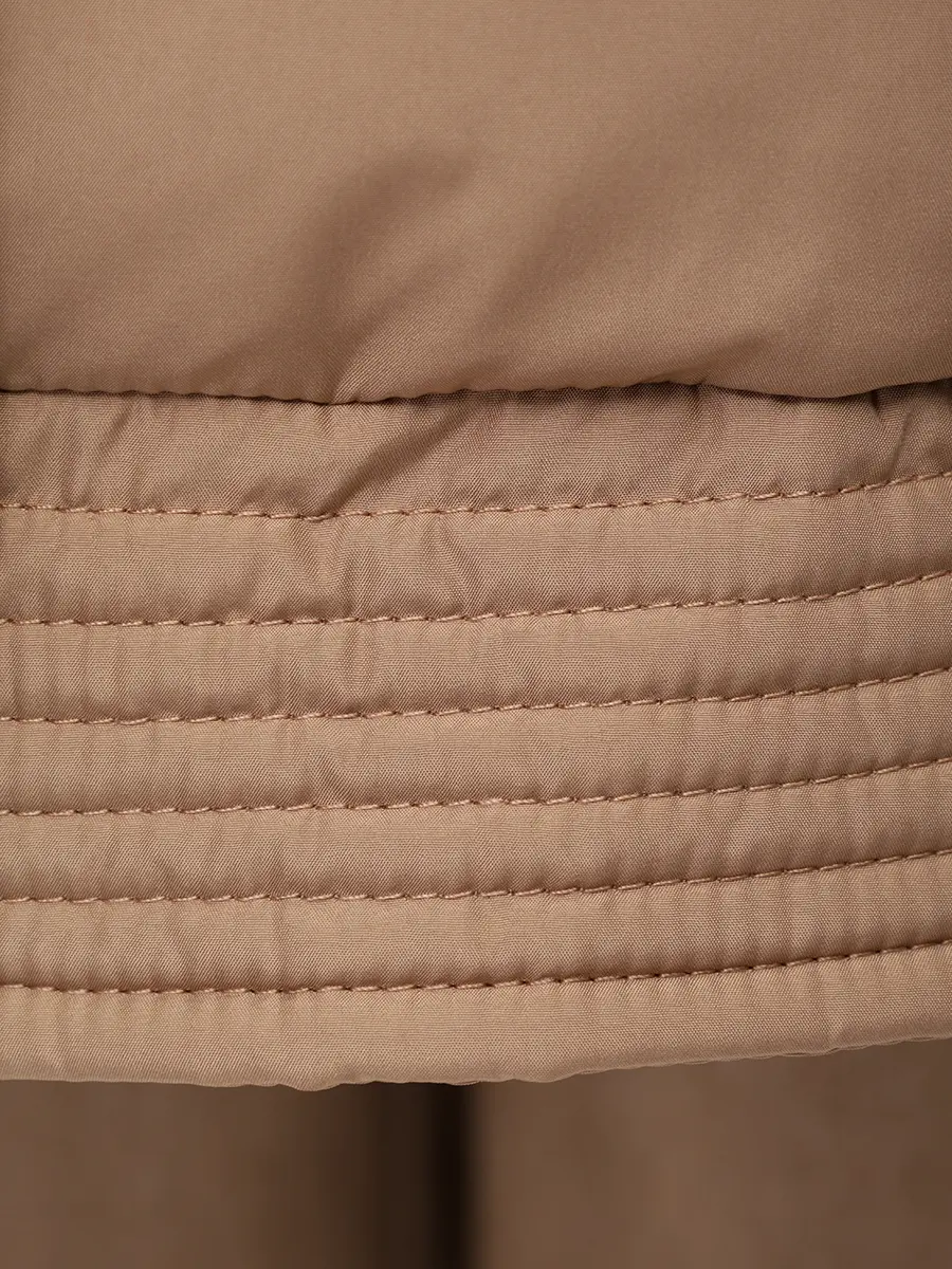 Куртка стеганая с шарфом