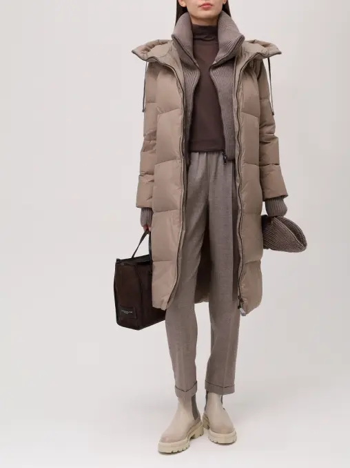 Куртка стеганая с шапкой LORENA ANTONIAZZI