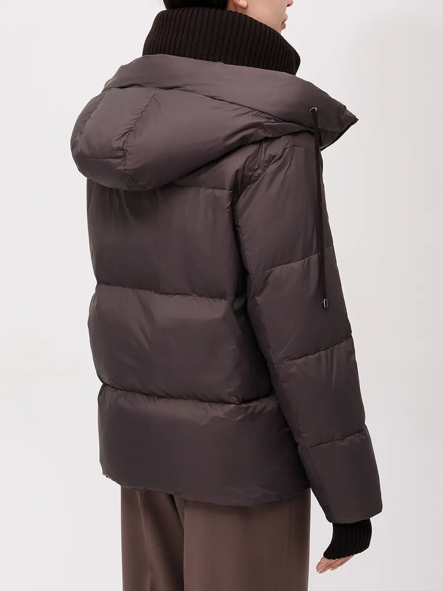 Куртка стеганая с шапкой