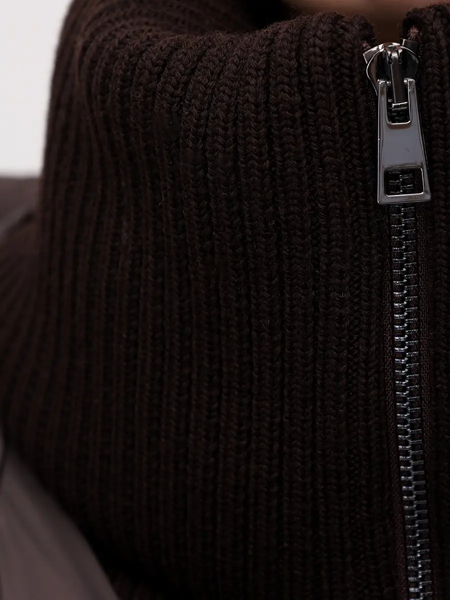 Куртка стеганая с шапкой