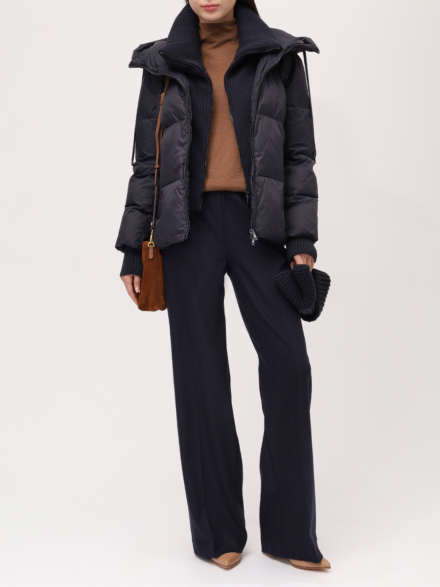 Куртка стеганая с шапкой