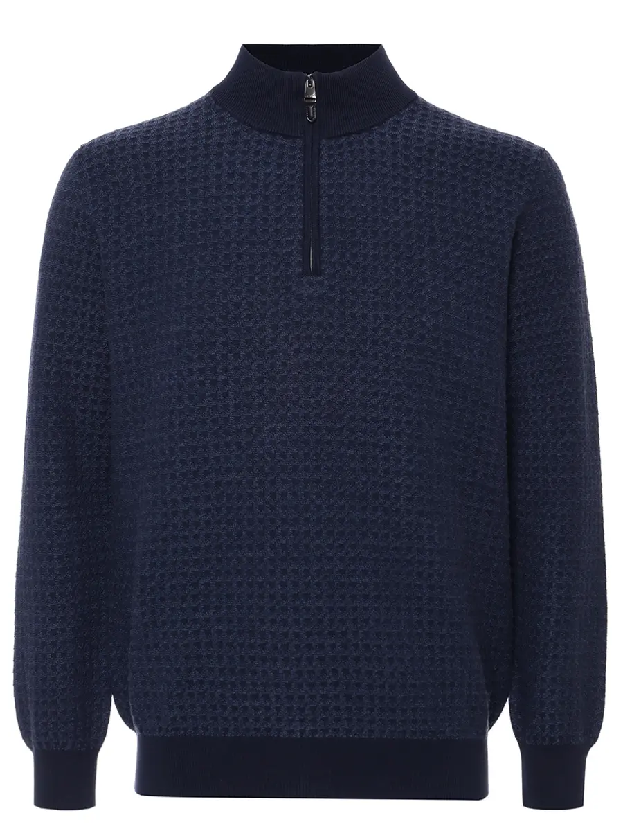 Джемпер из шерсти и хлопка