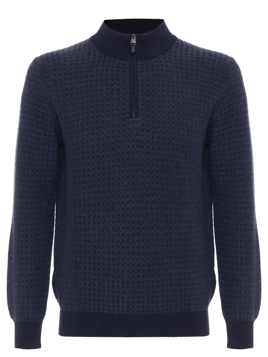 Джемпер из шерсти и хлопка