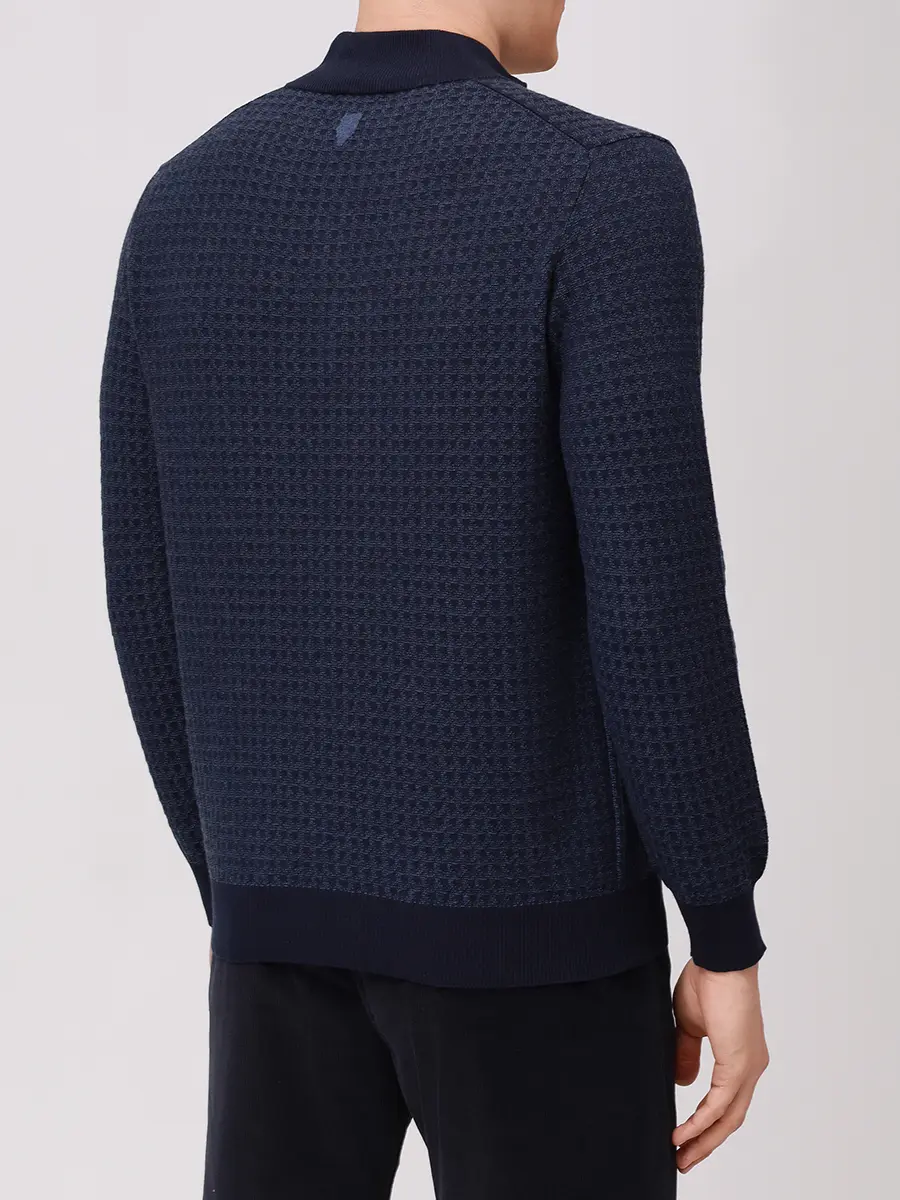 Джемпер из шерсти и хлопка