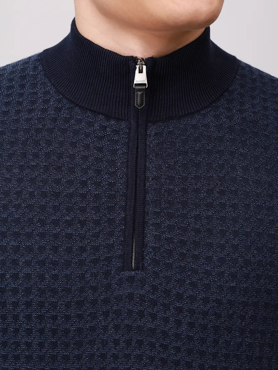 Джемпер из шерсти и хлопка