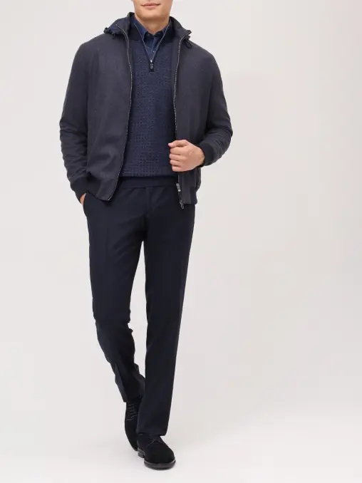 Джемпер из шерсти и хлопка CANALI