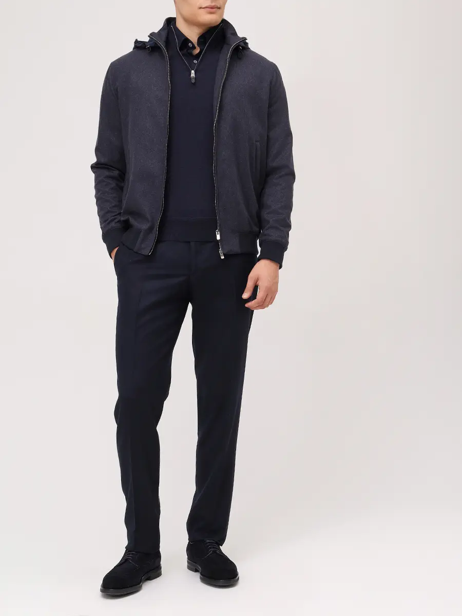 Джемпер из шерсти и шелка