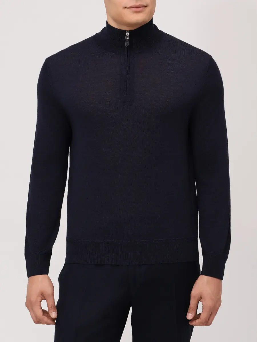 Джемпер из шерсти и шелка