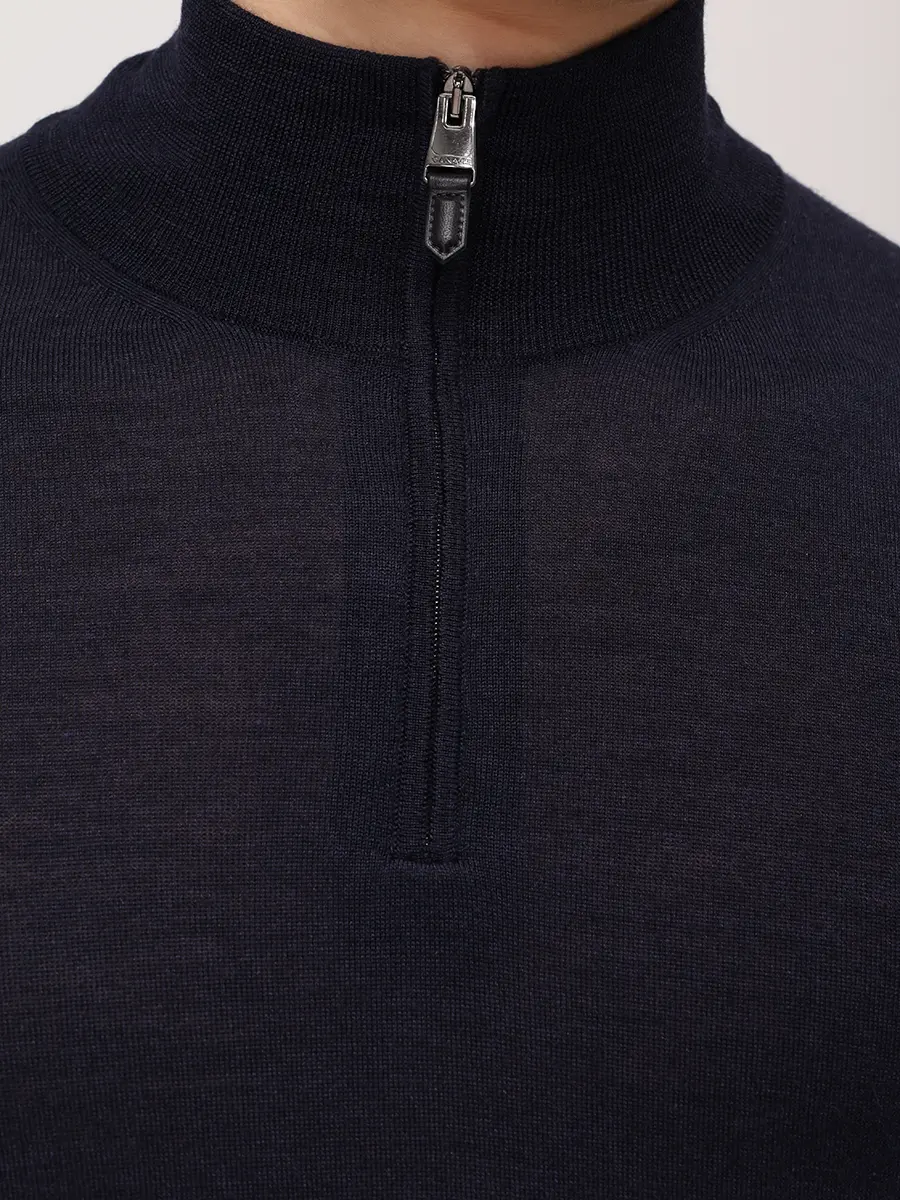 Джемпер из шерсти и шелка