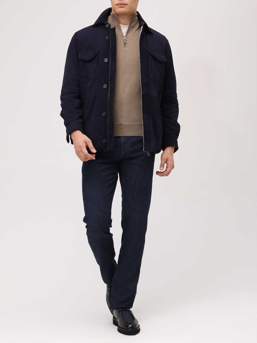 Джемпер из шерсти и шелка