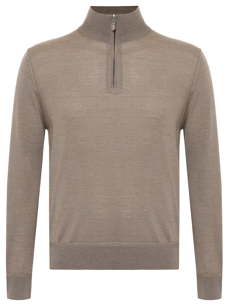 Джемпер из шерсти и шелка