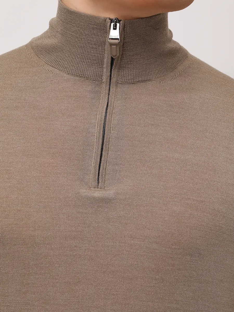 Джемпер из шерсти и шелка