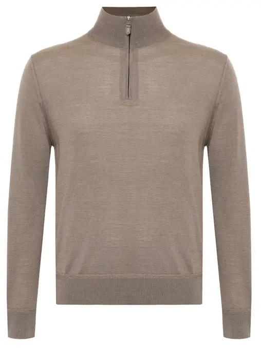 Джемпер из шерсти и шелка CANALI