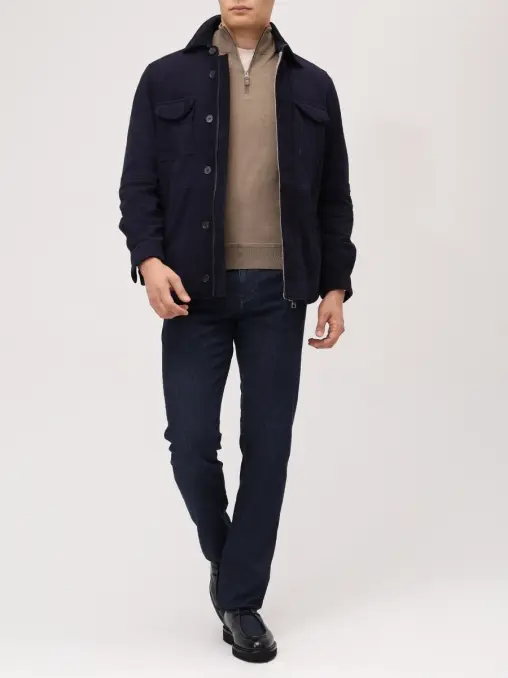 Джемпер из шерсти и шелка CANALI