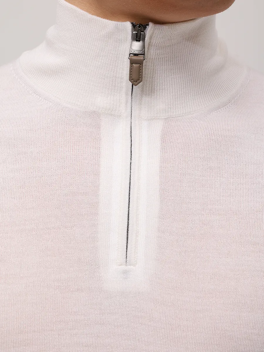 Джемпер из шерсти и шелка