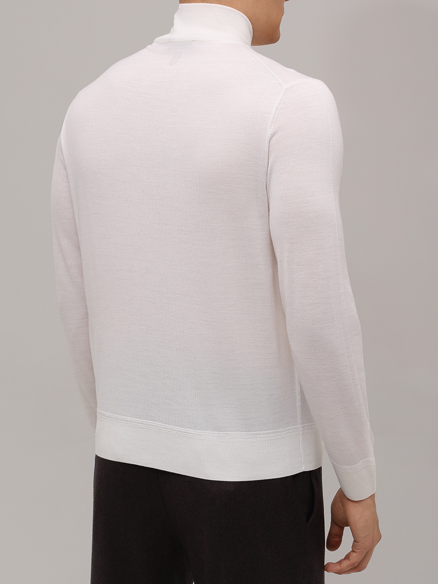 Джемпер из шерсти и шелка