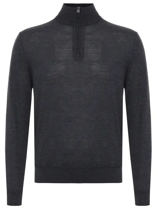 Джемпер из шерсти и шелка CANALI