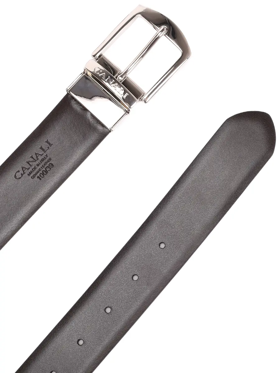 Ремень двусторонний кожаный