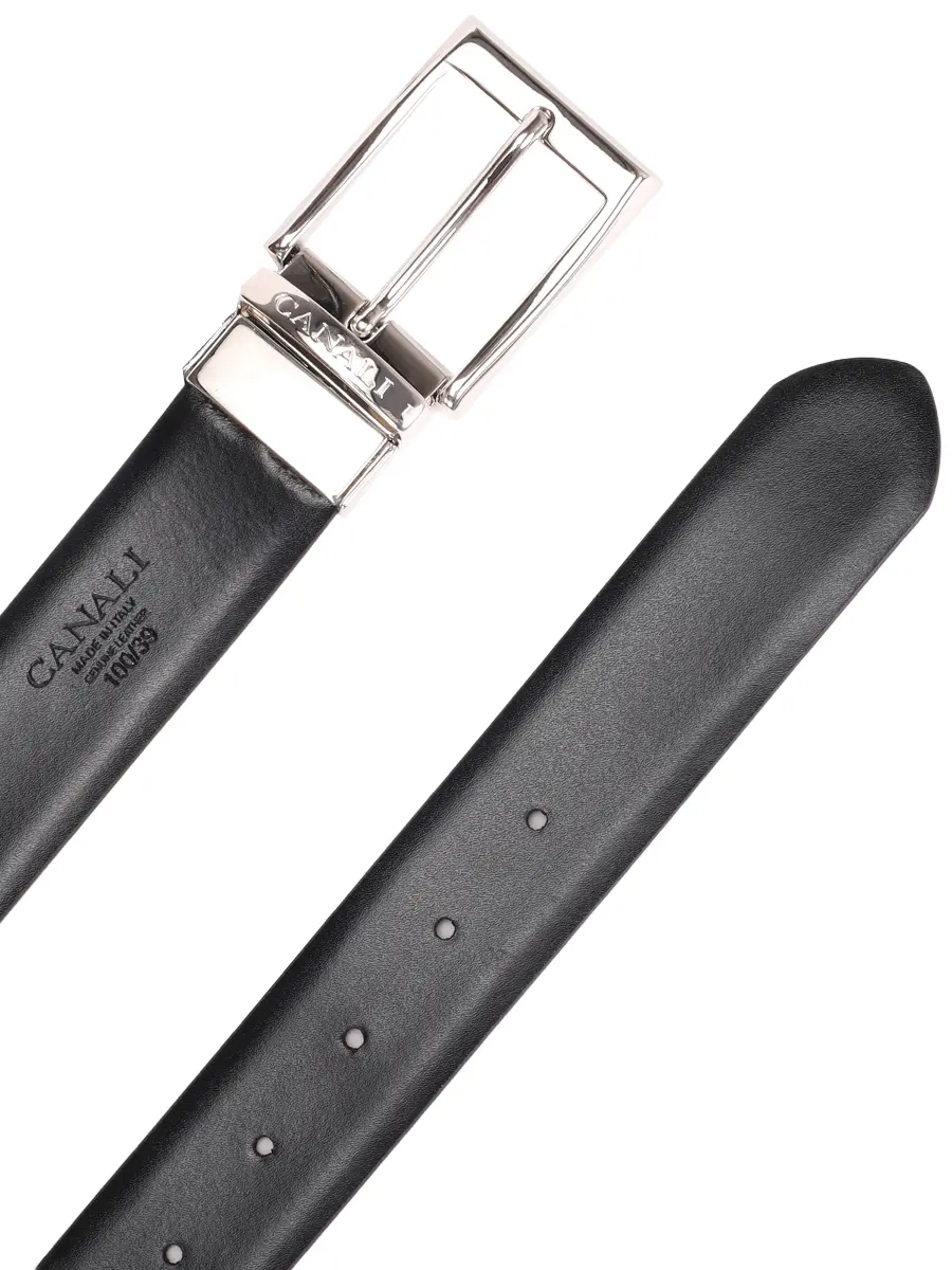 Ремень двусторонний кожаный