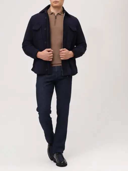 Джинсы Regular Fit хлопковые CANALI