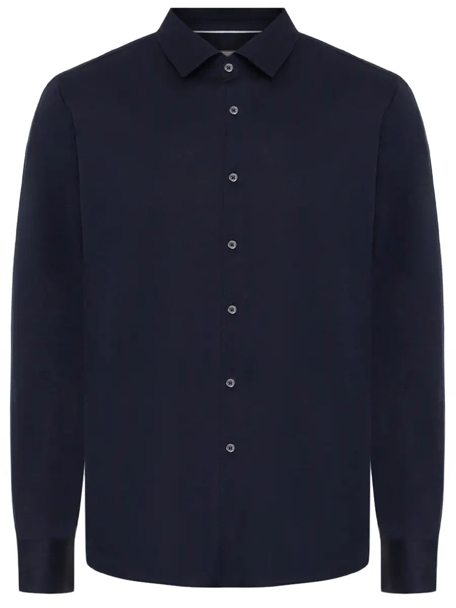 Рубашка Regular Fit из лиоцелла и хлопка