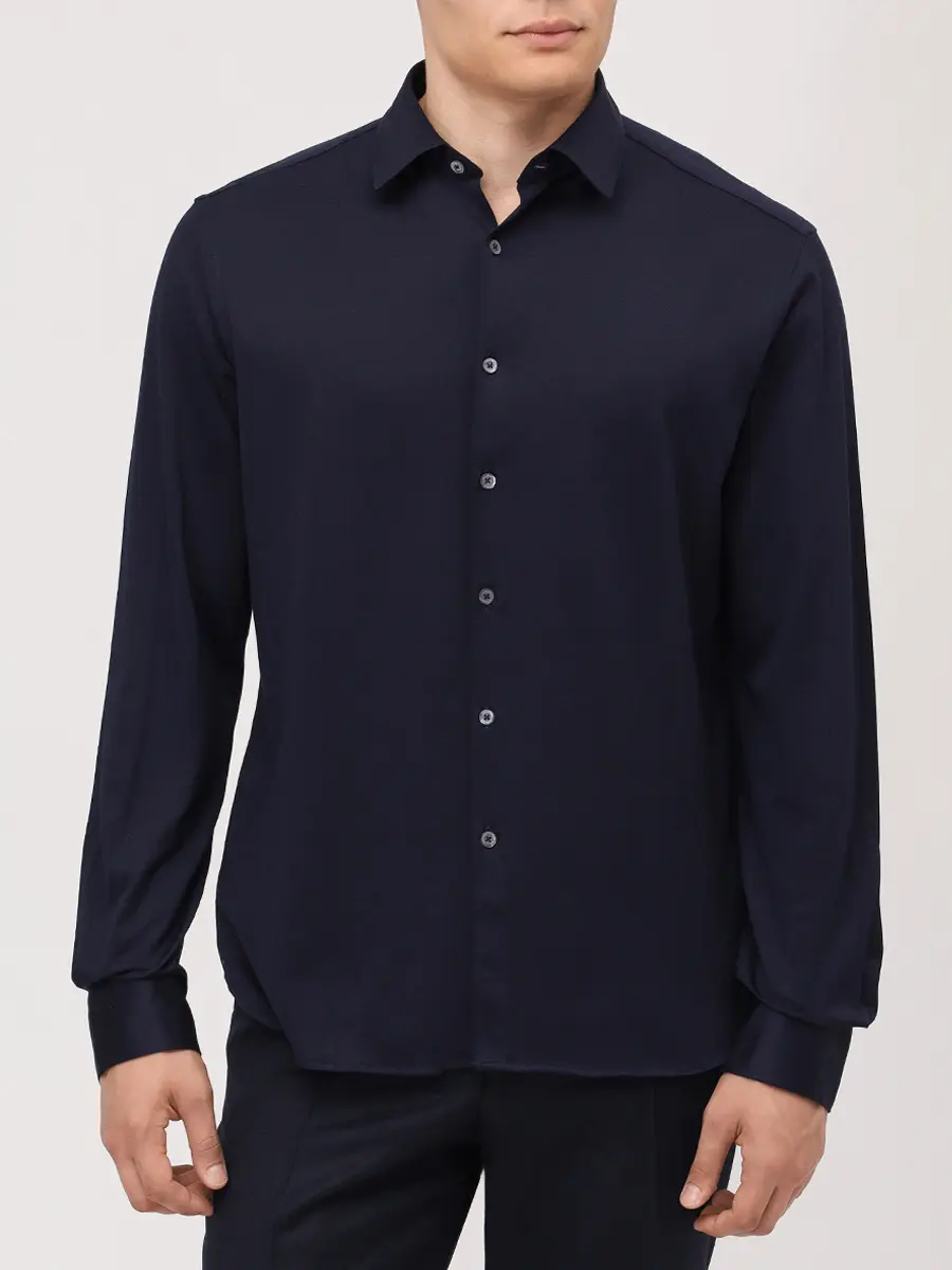Рубашка Regular Fit из лиоцелла и хлопка