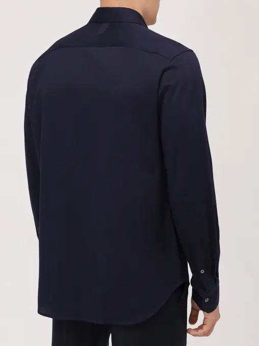 Рубашка Regular Fit из лиоцелла и хлопка CANALI
