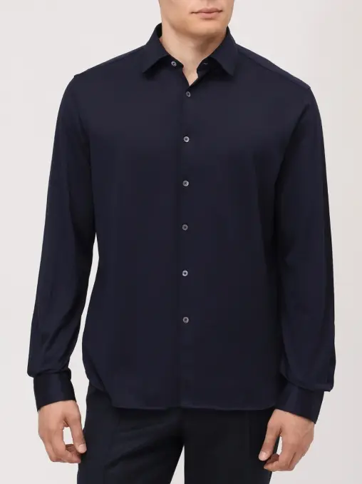 Рубашка Regular Fit из лиоцелла и хлопка CANALI