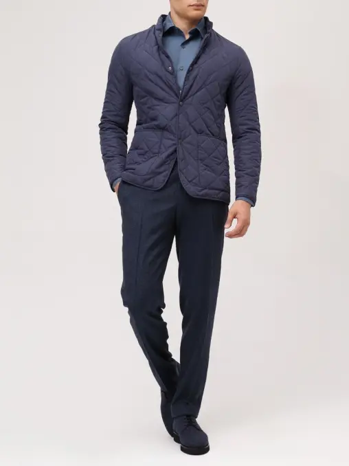 Рубашка Regular Fit из хлопка и шелка CANALI