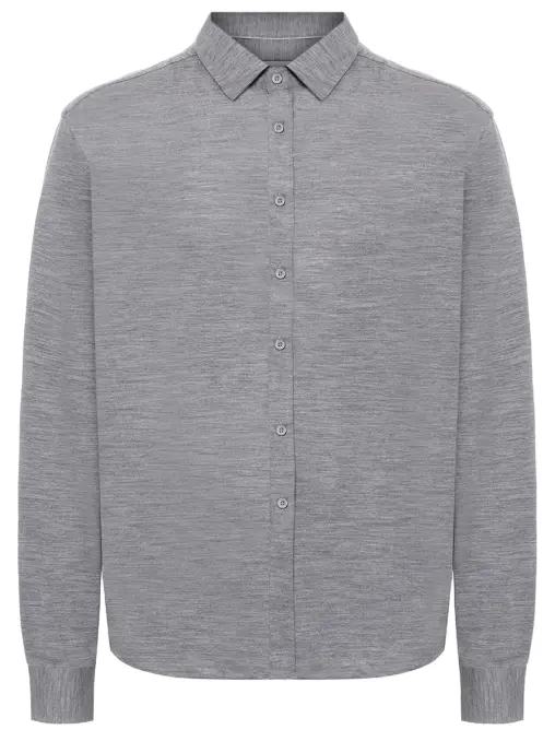 Рубашка Regular Fit шерстяная CANALI