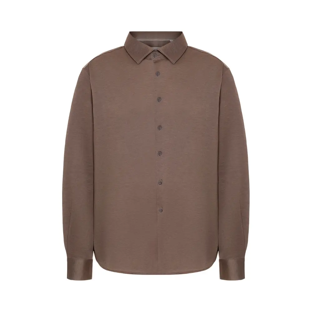 Рубашка Regular Fit из лиоцелла и хлопка