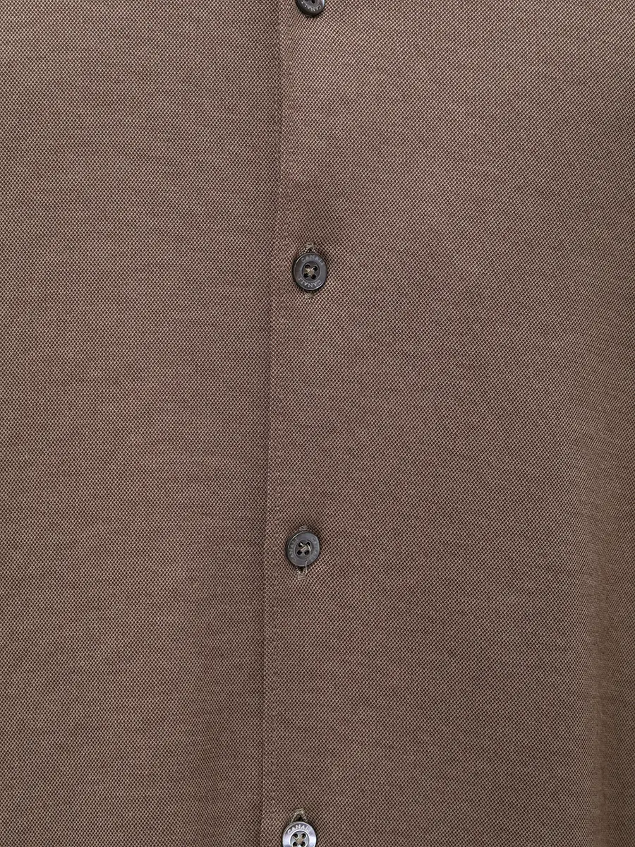Рубашка Regular Fit из лиоцелла и хлопка