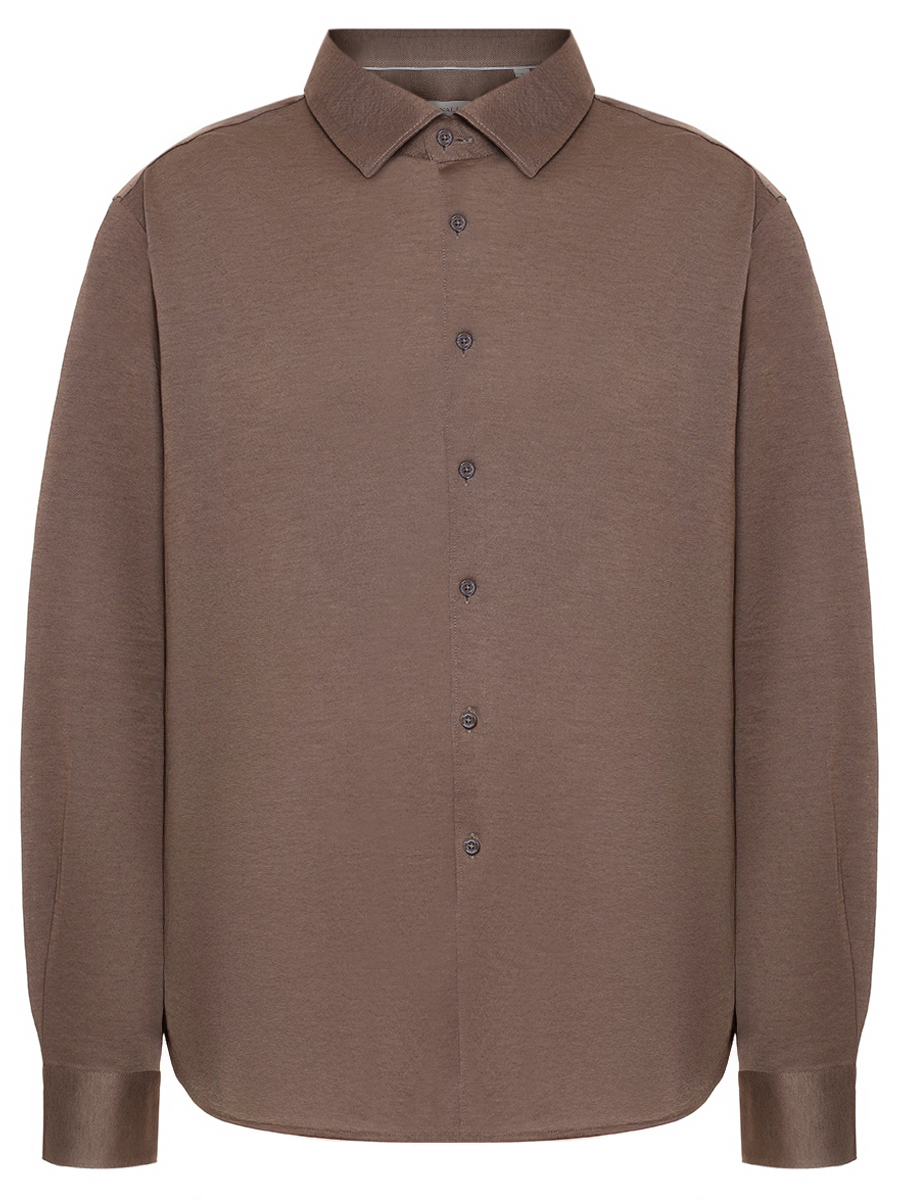 Рубашка Regular Fit из лиоцелла и хлопка