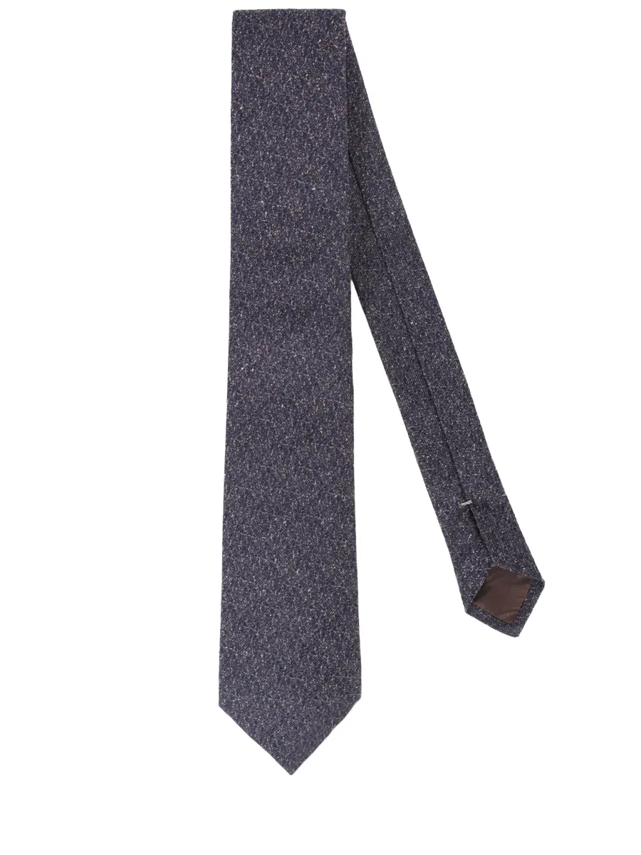 Галстук из шелка и шерсти