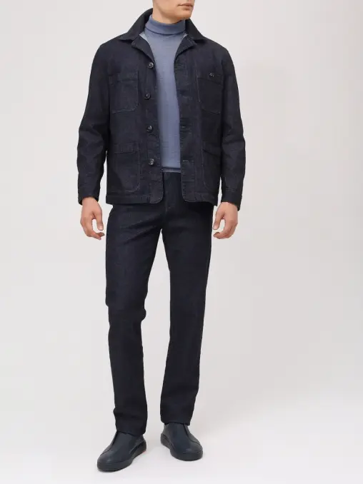 Джинсы Regular Fit хлопковые CANALI