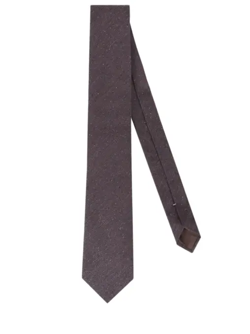 Галстук из шелка и шерсти CANALI