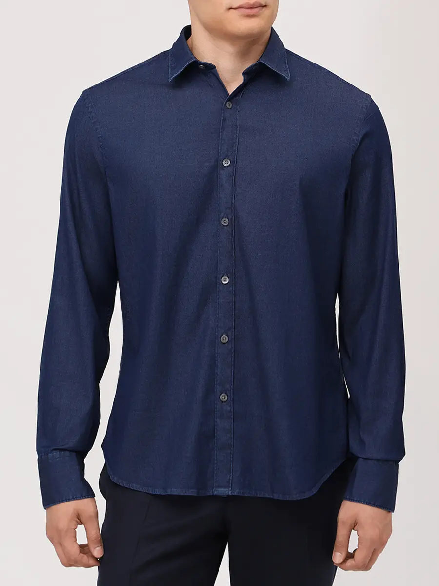 Рубашка Regular Fit хлопковая