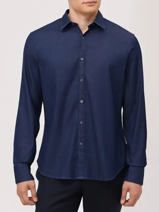 Рубашка Regular Fit хлопковая CANALI