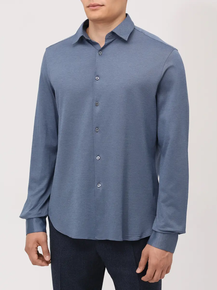 Рубашка Regular Fit из лиоцелла и хлопка
