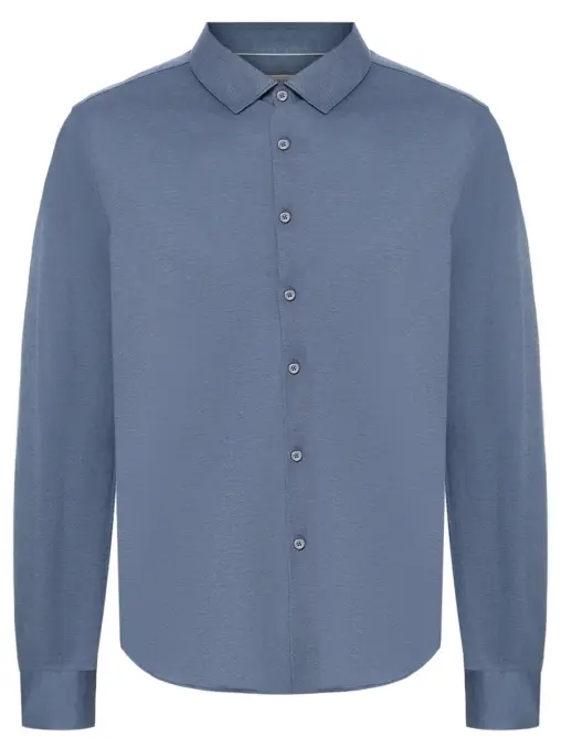 Рубашка Regular Fit из лиоцелла и хлопка CANALI