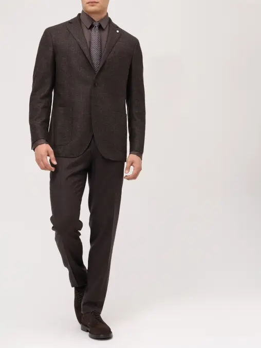 Рубашка Regular Fit шерстяная CANALI