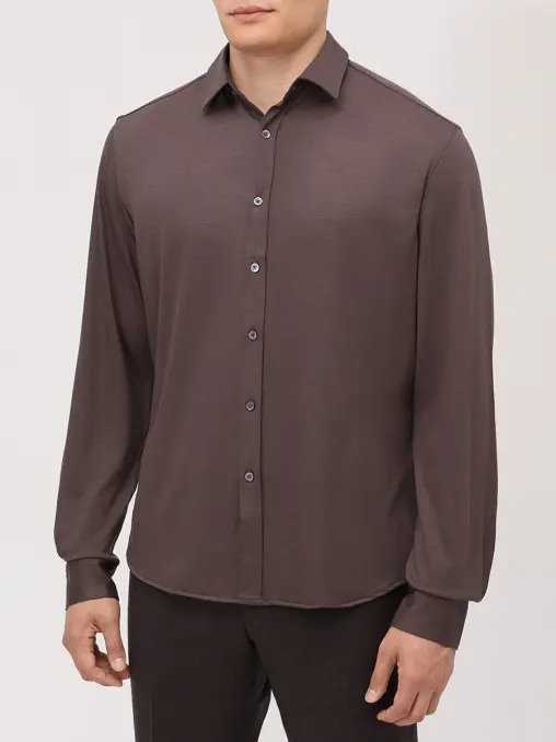 Рубашка Regular Fit шерстяная CANALI