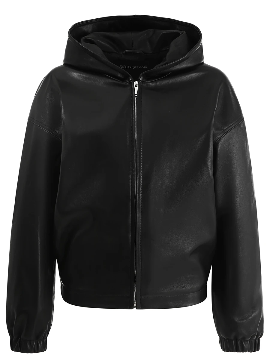 Бомбер кожаный