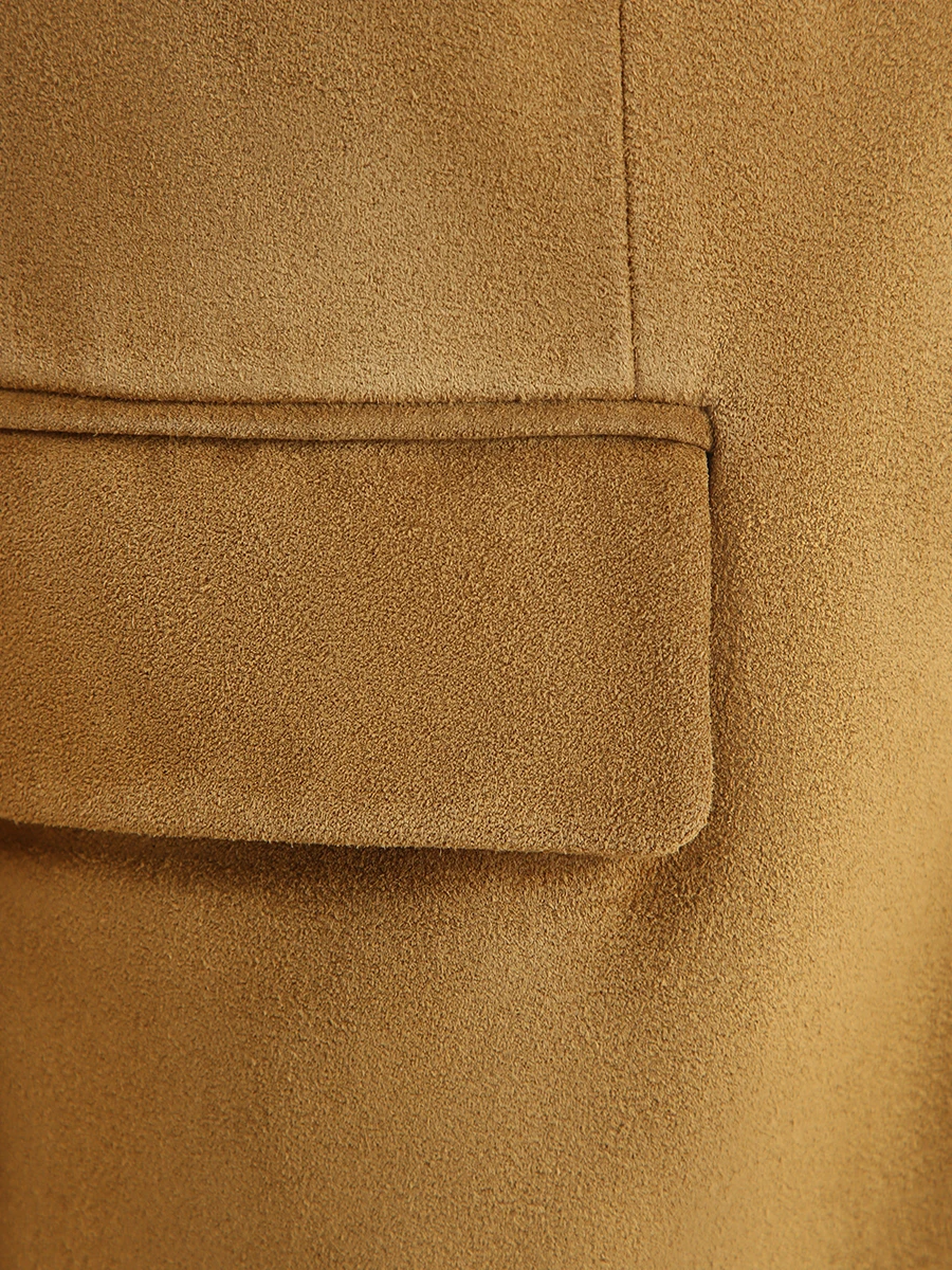 Пиджак из замши