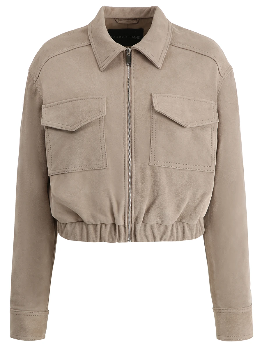 Куртка из замши